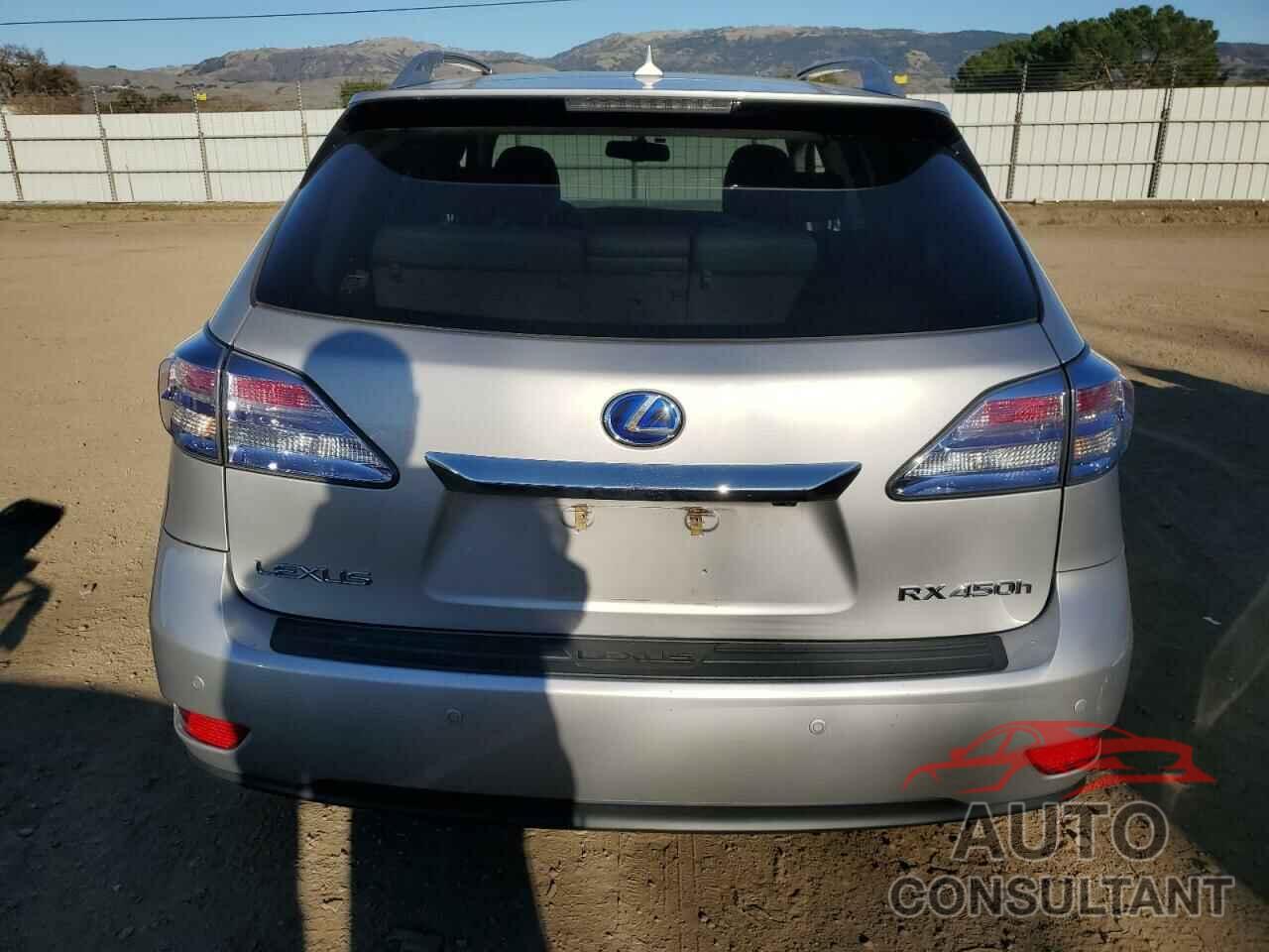 LEXUS RX450 2010 - JTJBC1BA0A2008842