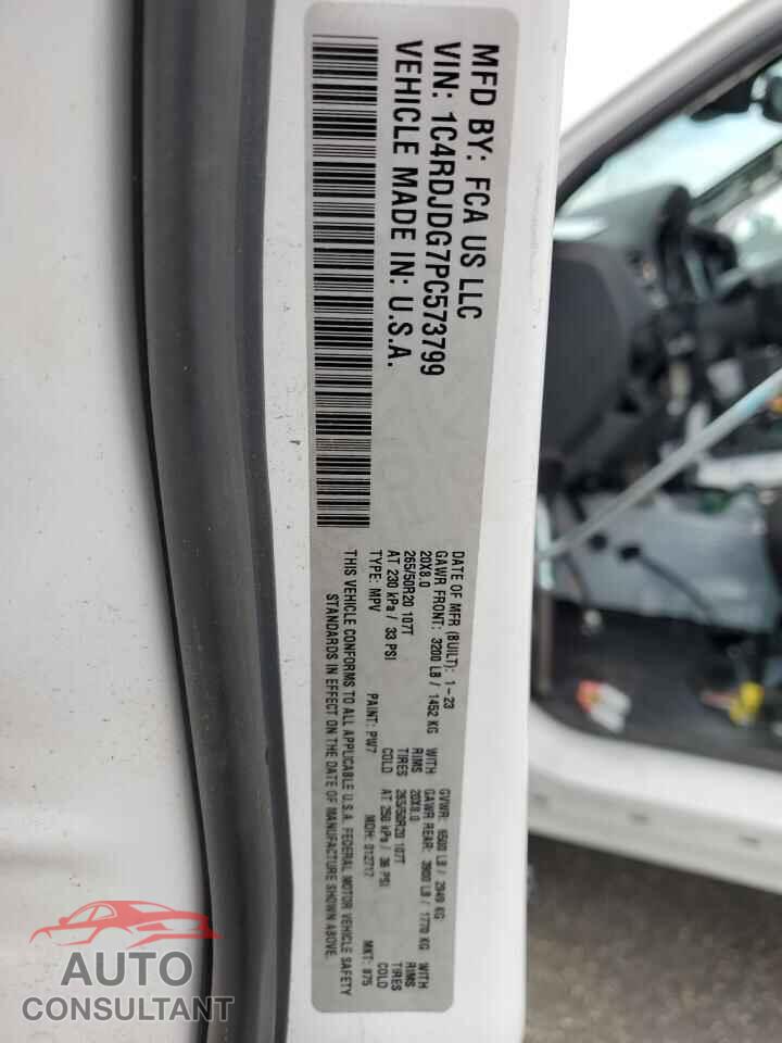 DODGE DURANGO 2023 - 1C4RDJDG7PC573799