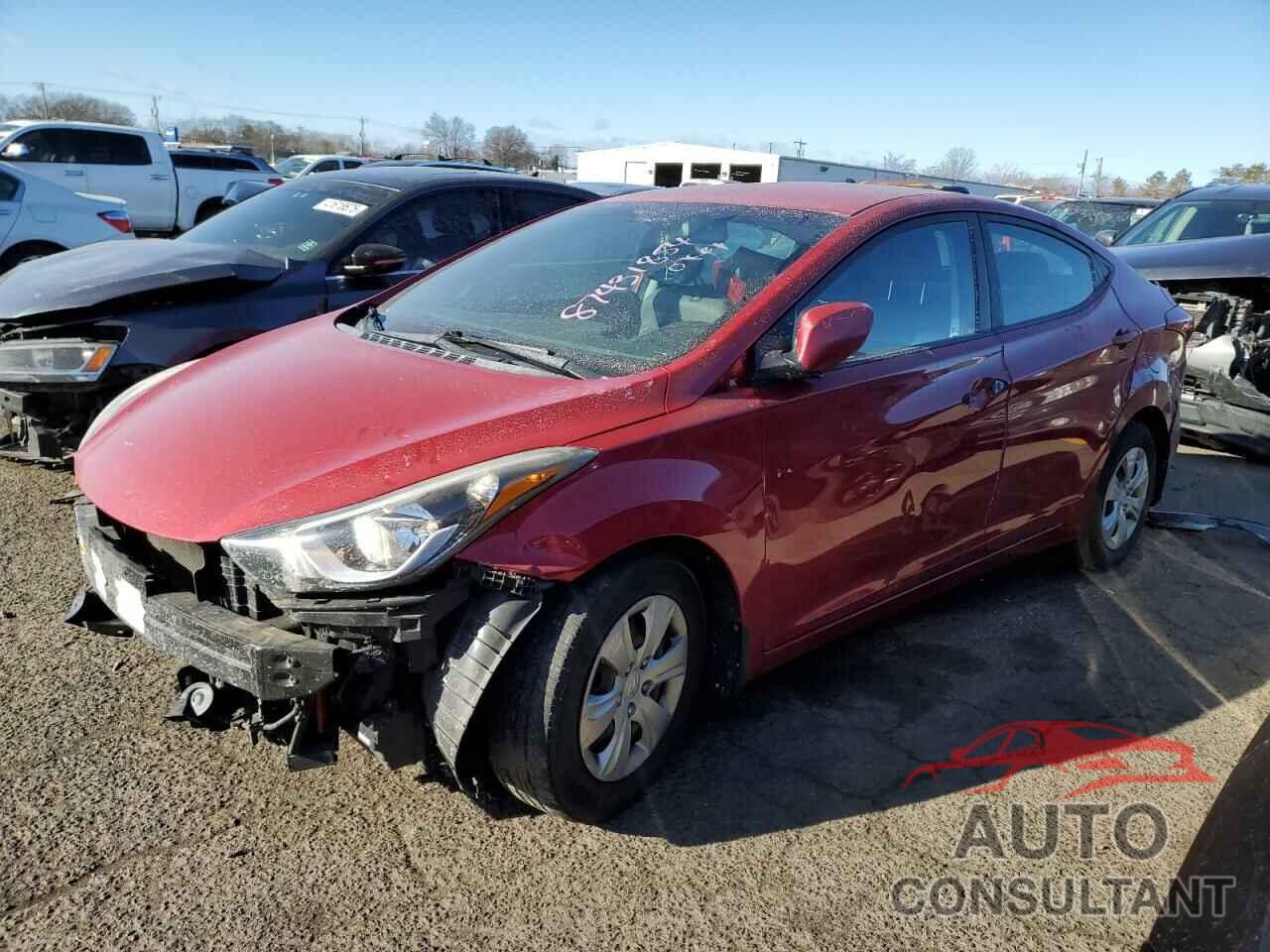 HYUNDAI ELANTRA 2016 - KMHDH4AE3GU517691