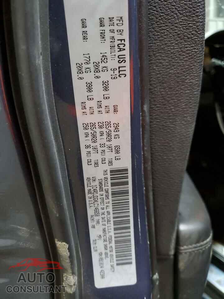 DODGE DURANGO 2020 - 1C4RDJDGXLC146658