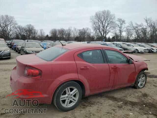 DODGE AVENGER 2012 - 1C3CDZCB3CN126108