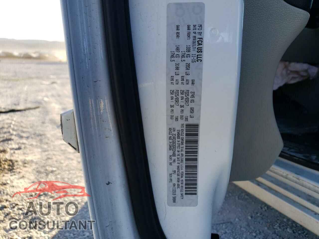 DODGE CARAVAN 2016 - 2C4RDGBG3GR224488