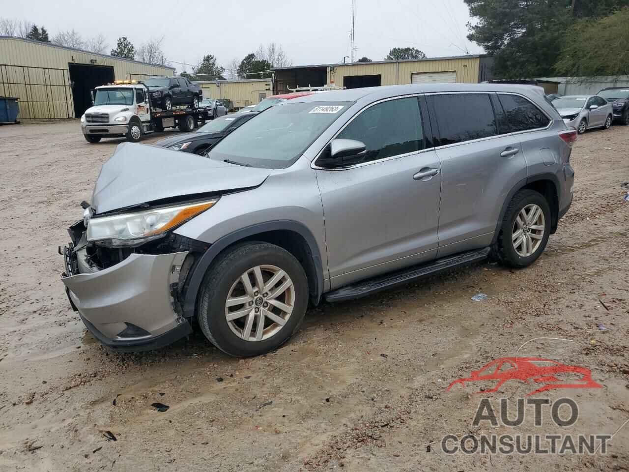 TOYOTA HIGHLANDER 2016 - 5TDBKRFH0GS352393