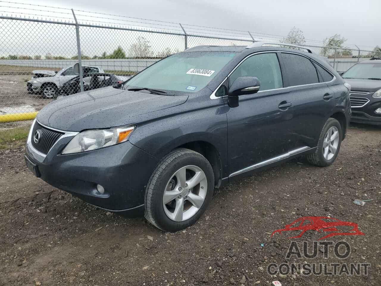 LEXUS RX350 2010 - 2T2BK1BA1AC044834