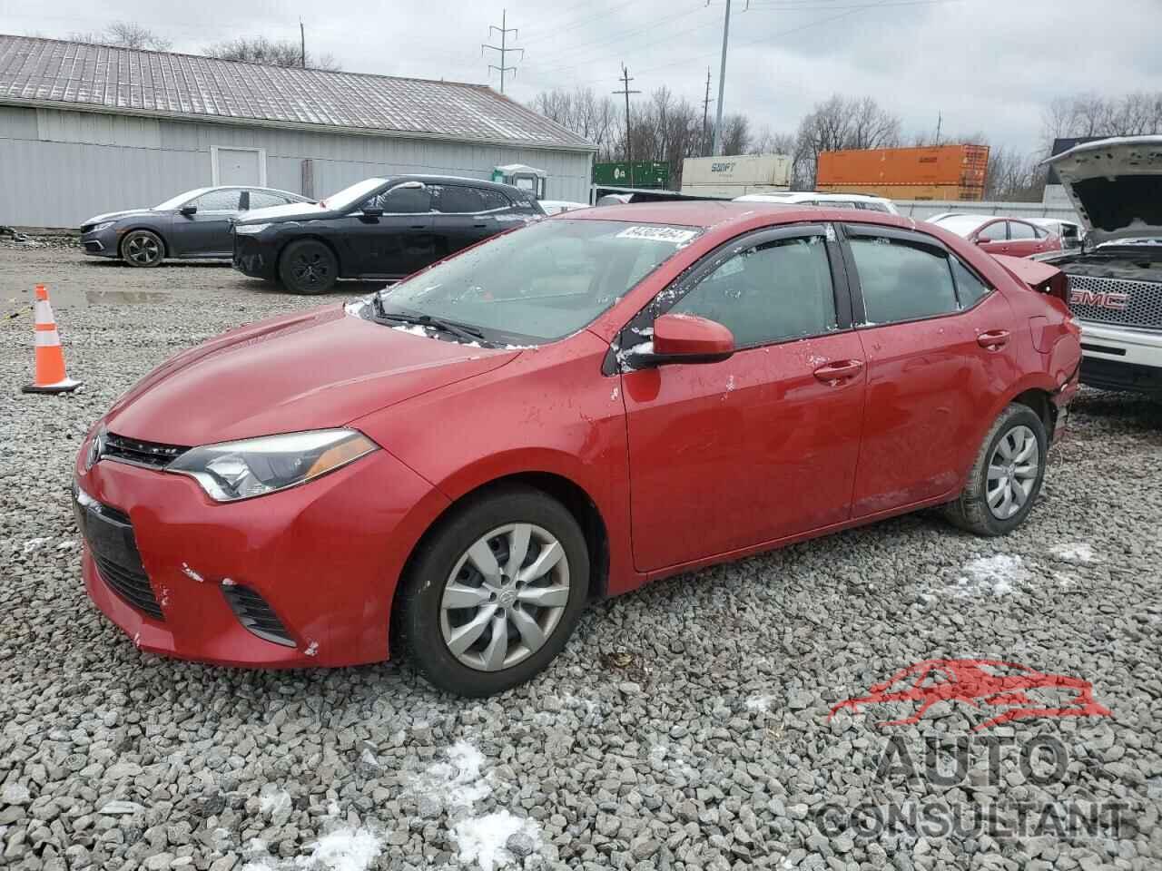 TOYOTA COROLLA 2016 - 2T1BURHE1GC490515