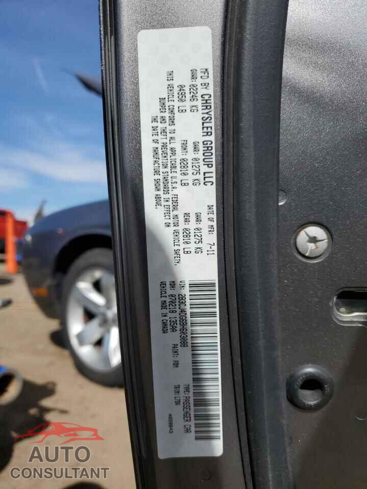 DODGE CHALLENGER 2011 - 2B3CJ4DG6BH603088