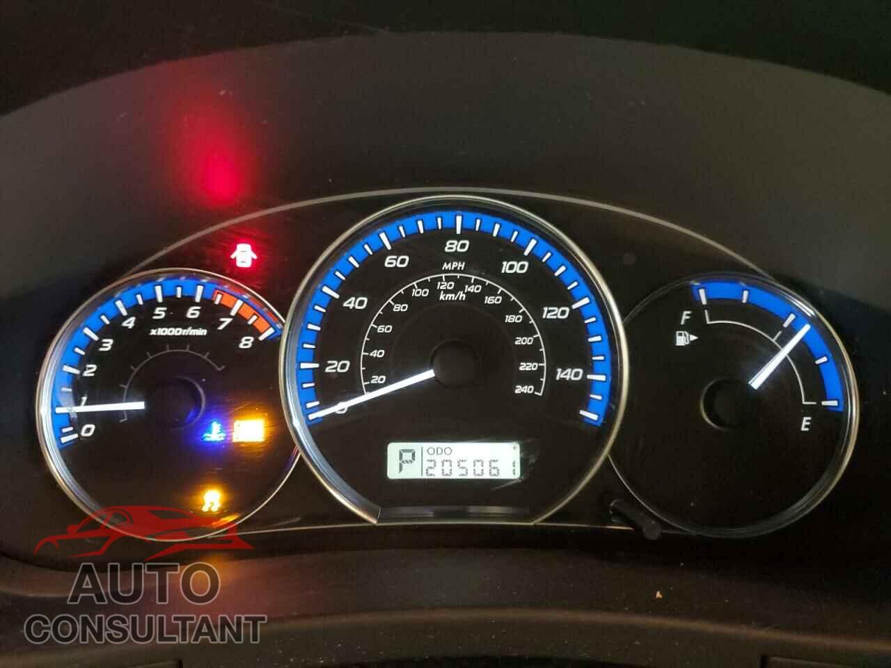 SUBARU FORESTER 2012 - JF2SHBDC3CH461167