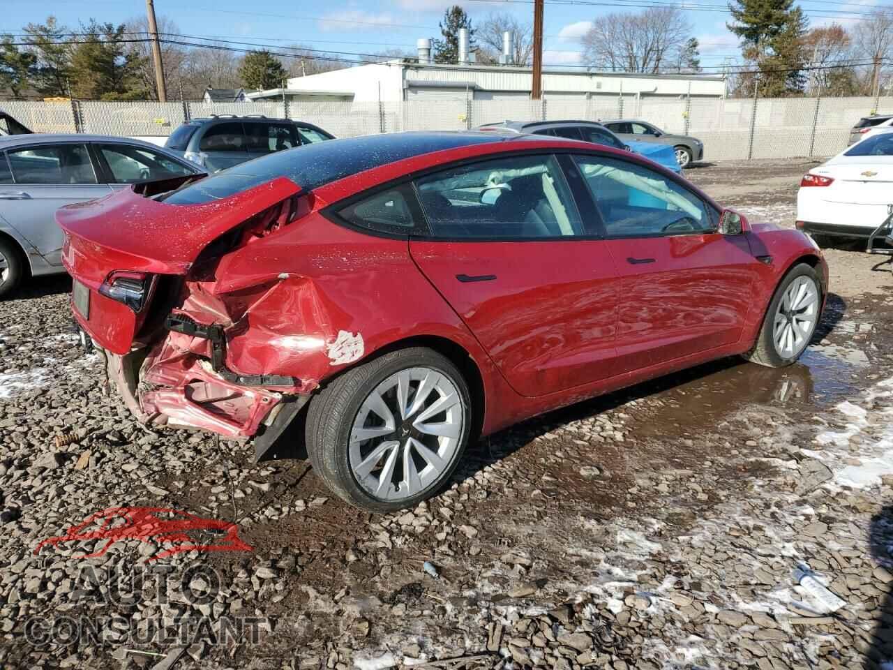 TESLA MODEL 3 2022 - 5YJ3E1EA4NF369149