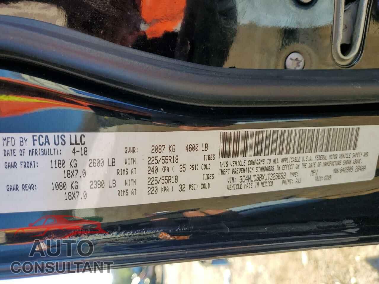 JEEP COMPASS 2018 - 3C4NJDBBXJT325669