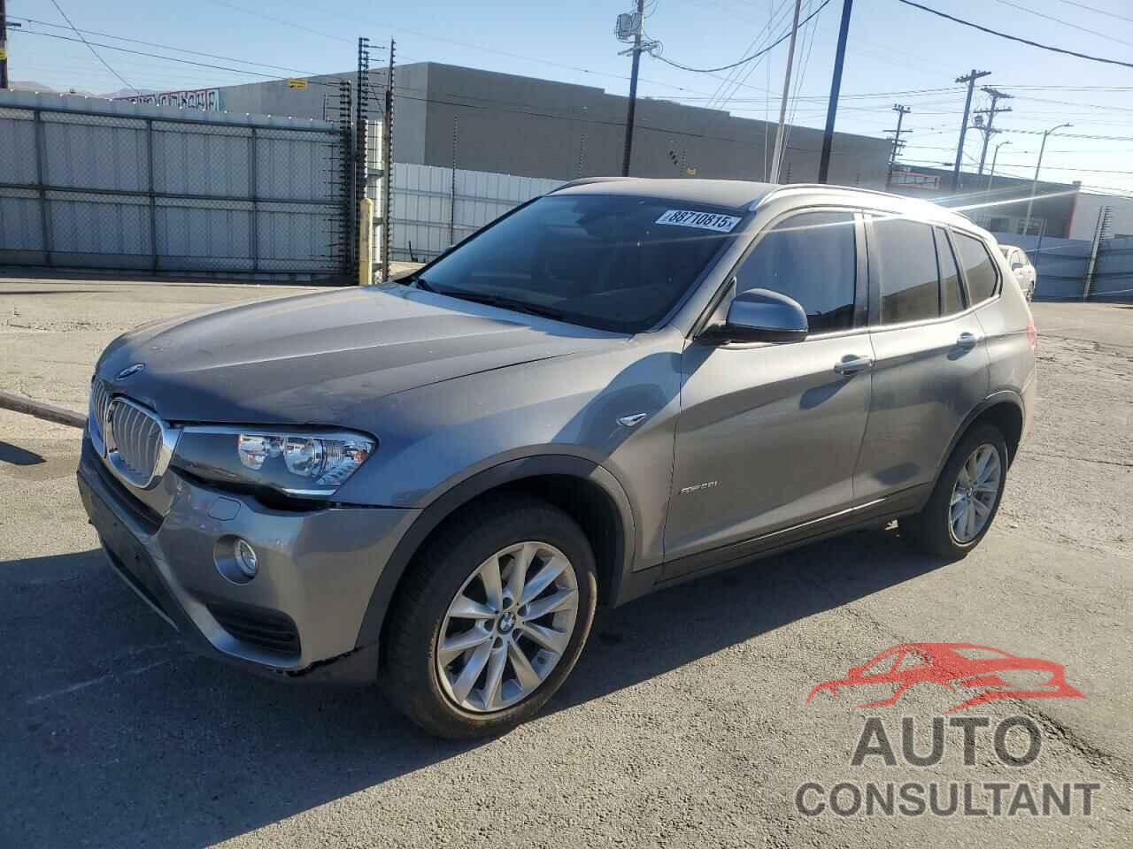 BMW X3 2017 - 5UXWZ7C52H0U46080