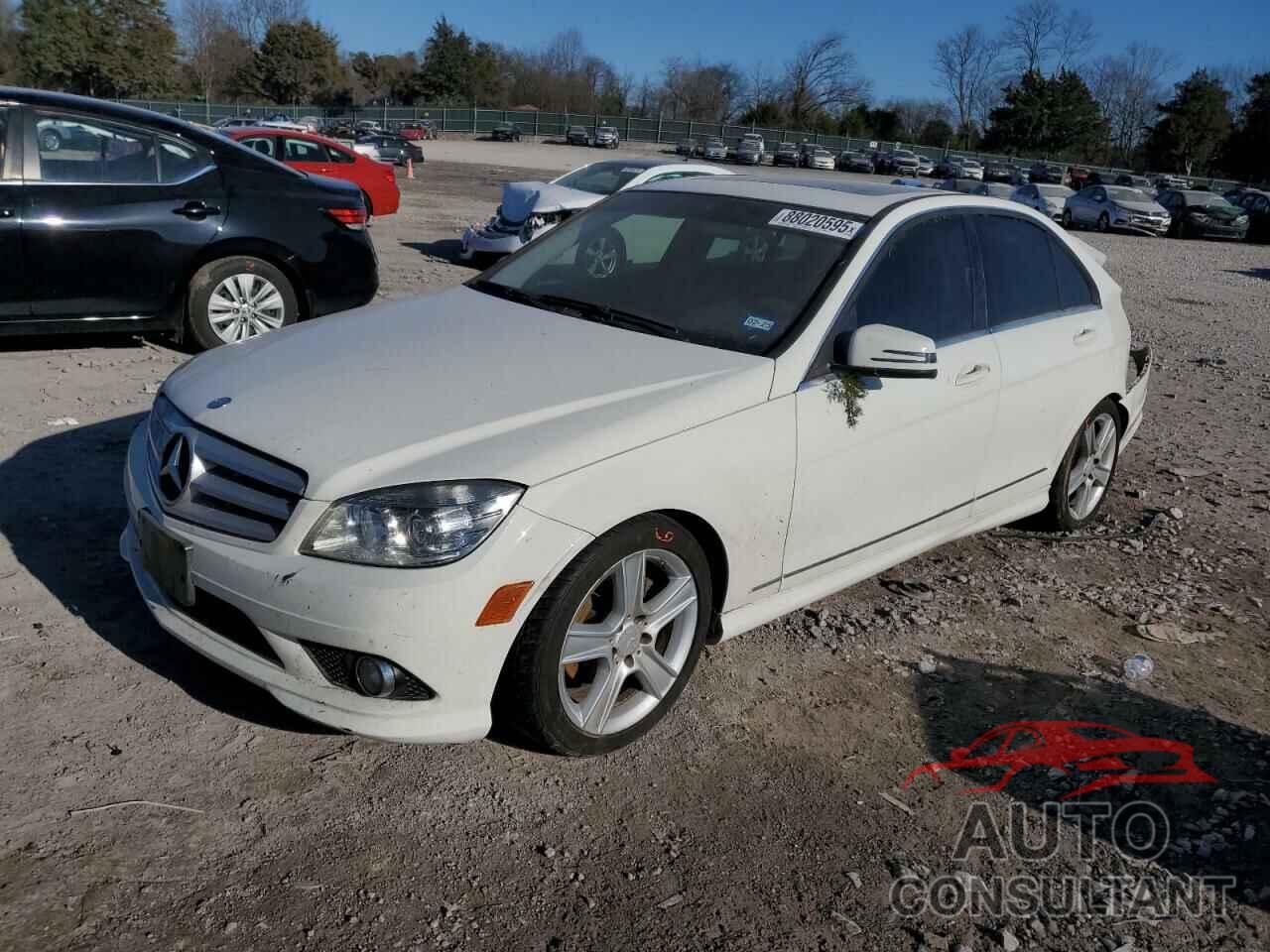 MERCEDES-BENZ C-CLASS 2010 - WDDGF5EB7AR090187