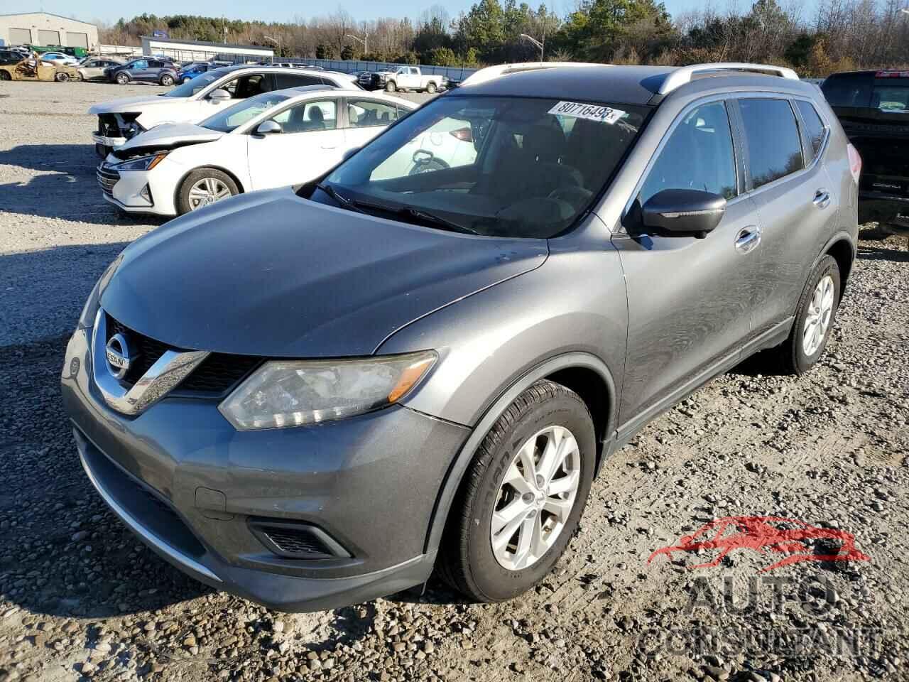 NISSAN ROGUE 2015 - KNMAT2MTXFP542752