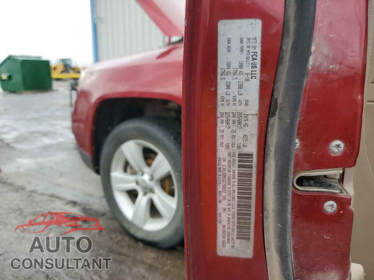 JEEP COMPASS 2016 - 1C4NJDBB3GD788932