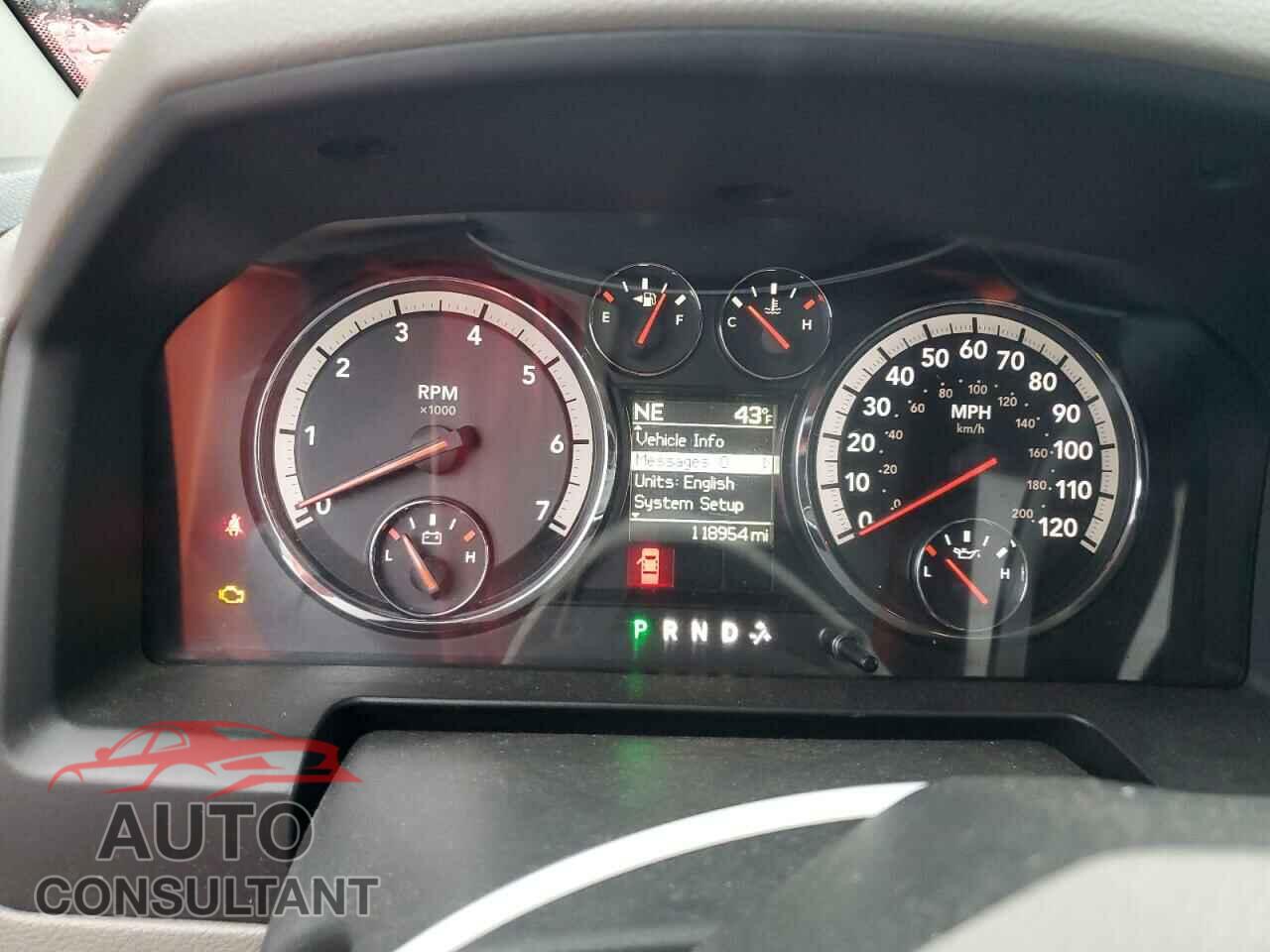 DODGE RAM 1500 2012 - 1C6RD7GP6CS135782