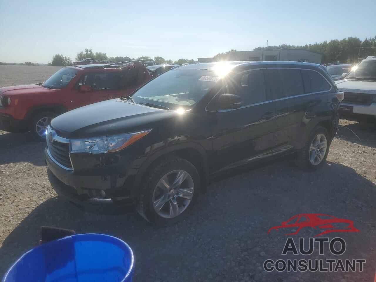 TOYOTA HIGHLANDER 2014 - 5TDDKRFH3ES067645