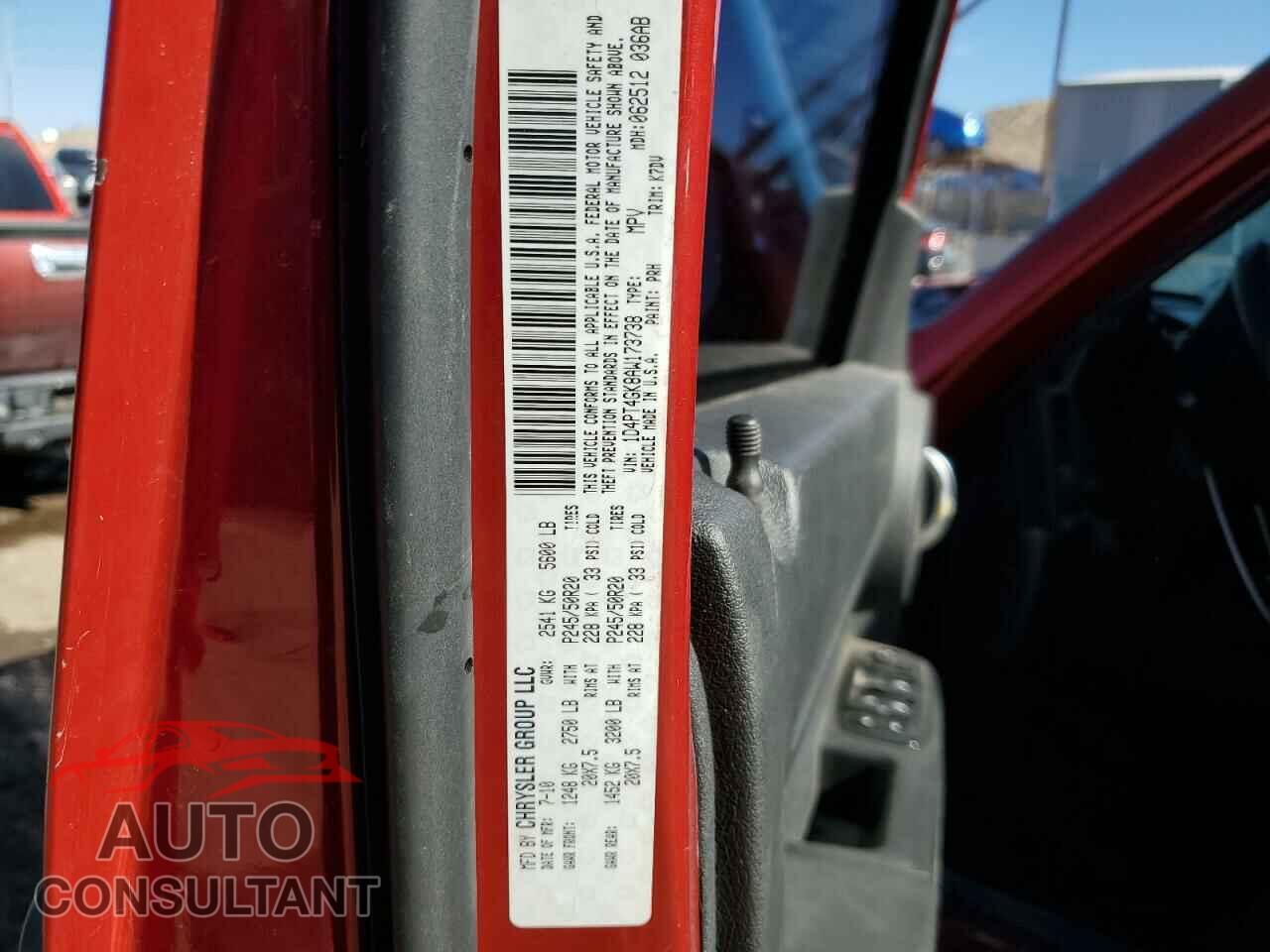 DODGE NITRO 2010 - 1D4PT4GK8AW173738