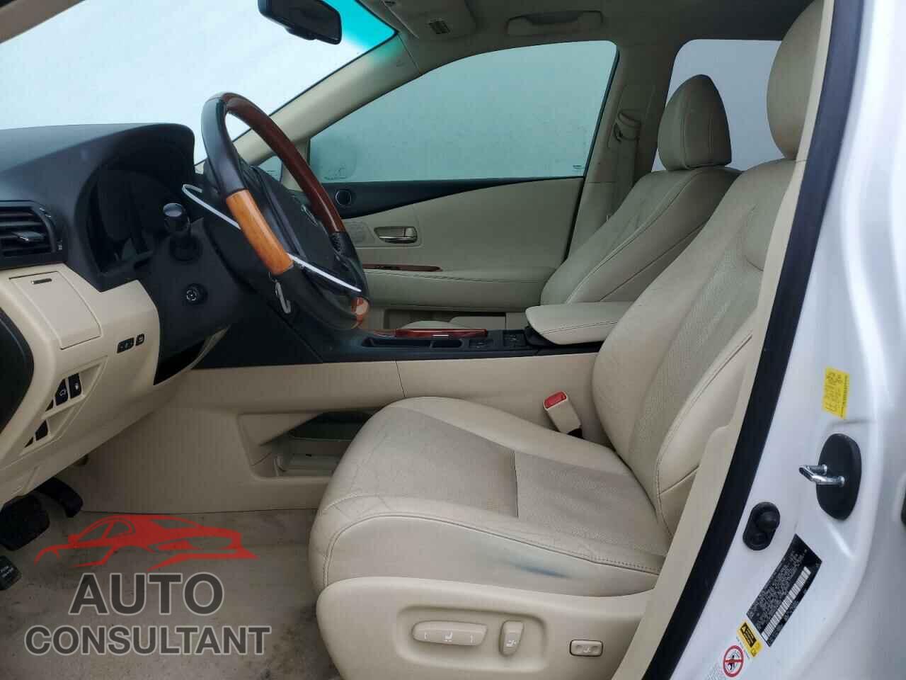 LEXUS RX350 2011 - 2T2BK1BAXBC097663