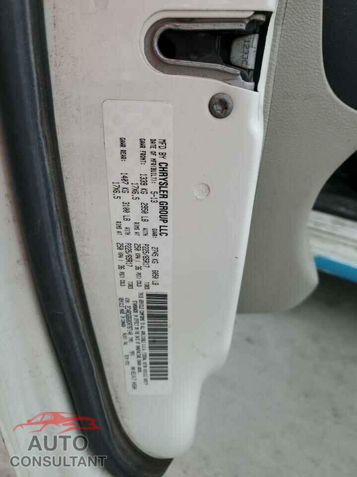 DODGE CARAVAN 2013 - 2C4RDGBG0DR787140