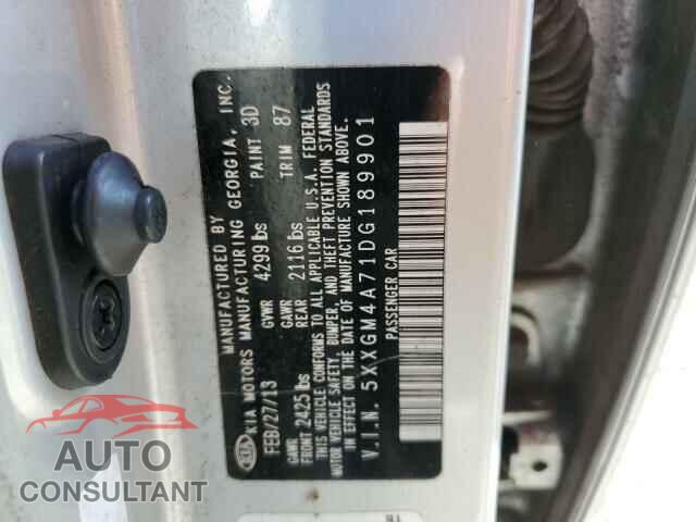 KIA OPTIMA 2013 - 5XXGM4A71DG189901