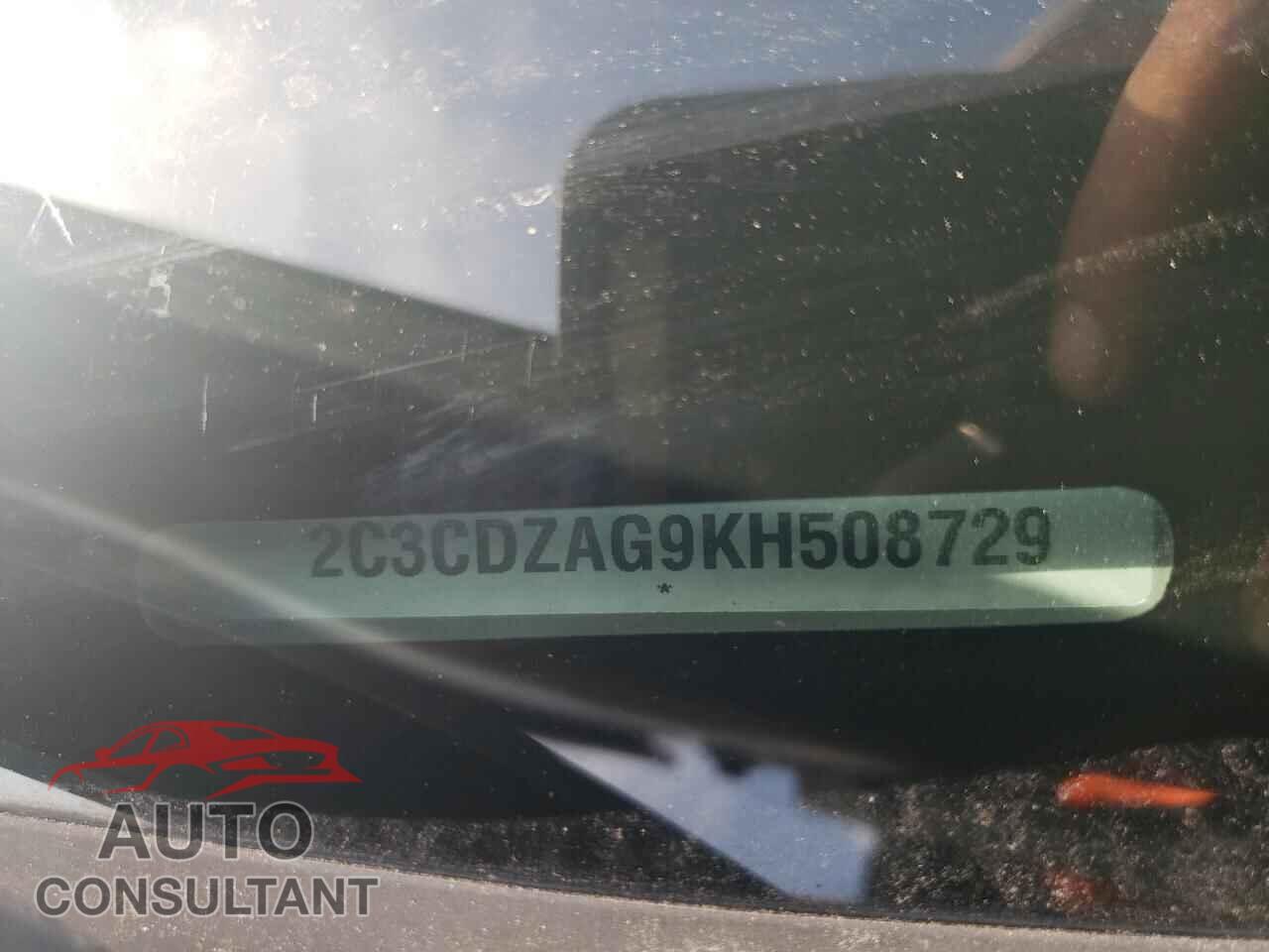 DODGE CHALLENGER 2019 - 2C3CDZAG9KH508729