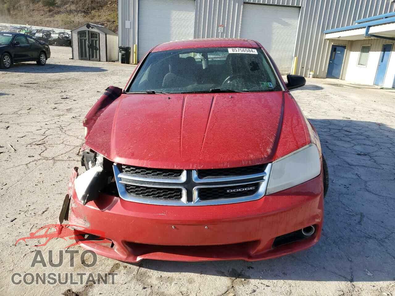DODGE AVENGER 2012 - 1C3CDZAB5CN173580