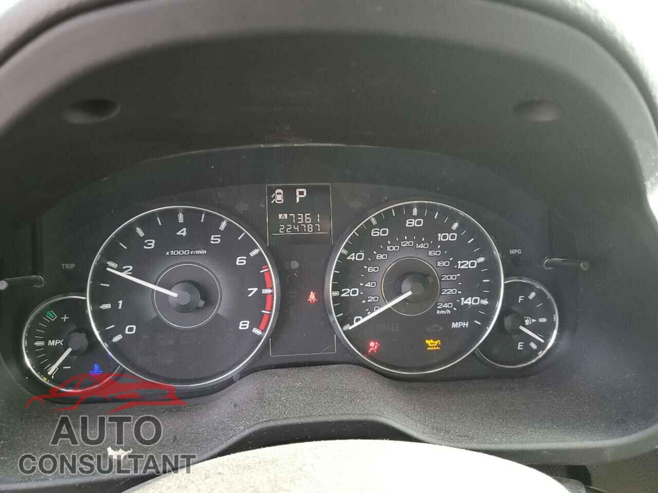 SUBARU OUTBACK 2012 - 4S4BRCCC0C3212028