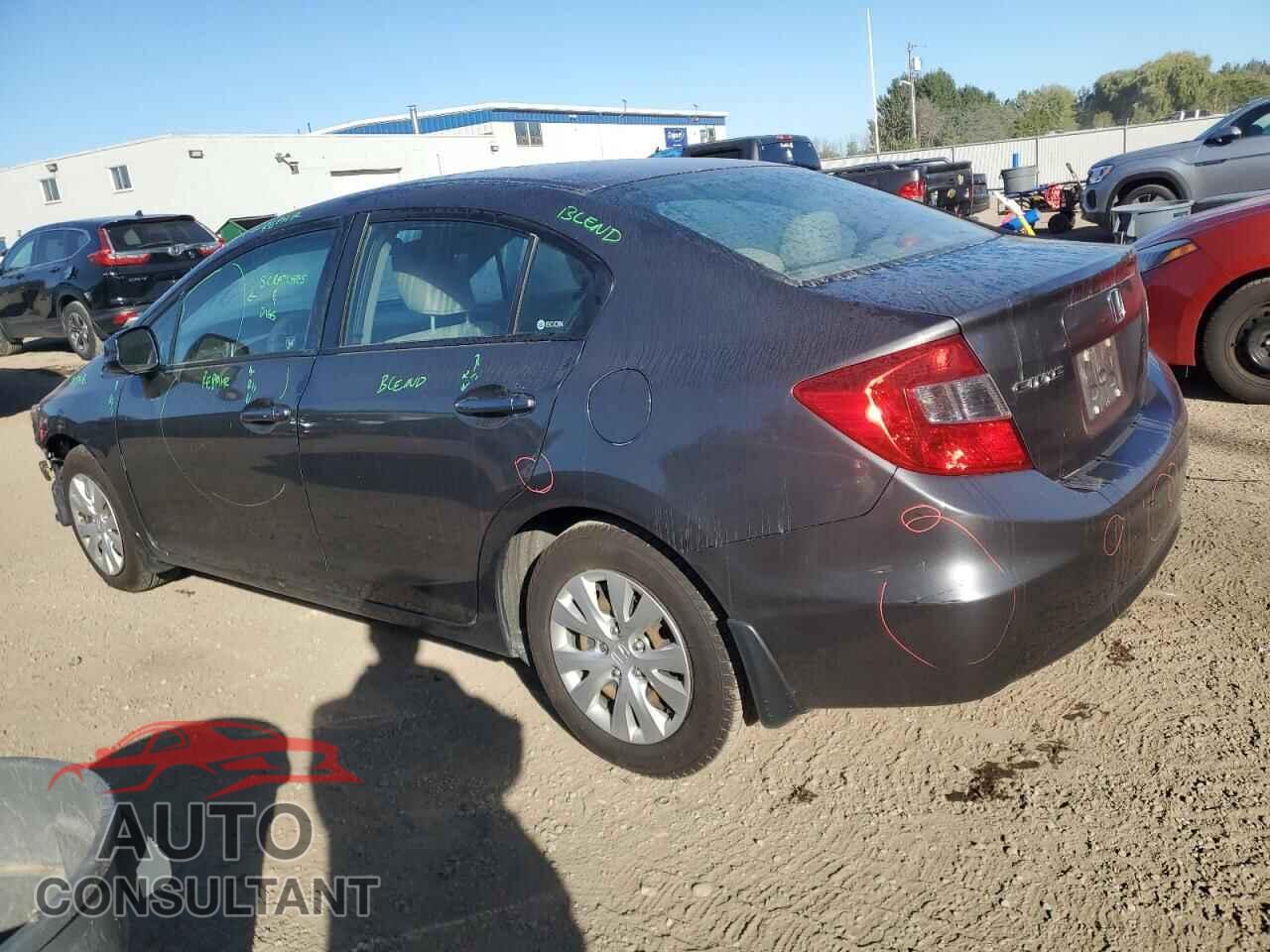 HONDA CIVIC 2012 - 2HGFB2F47CH047277