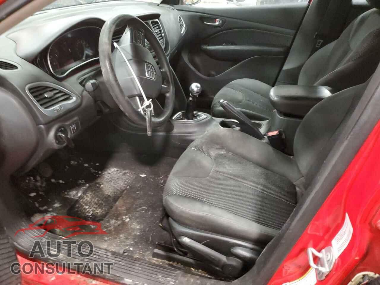 DODGE DART 2016 - 1C3CDFAA2GD679689