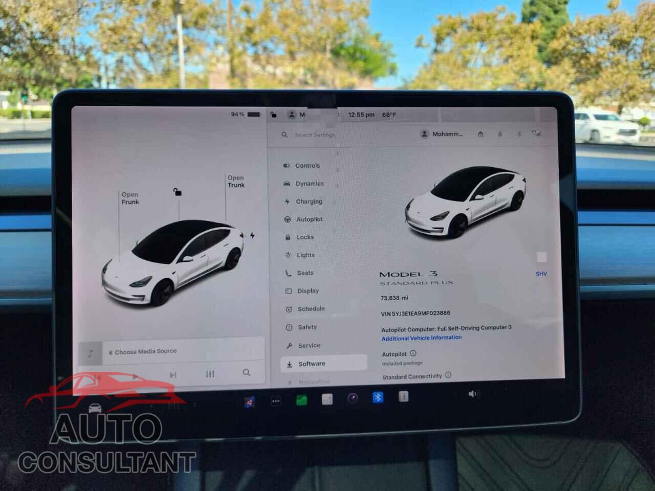 TESLA MODEL 3 2021 - 5YJ3E1EA9MF023886