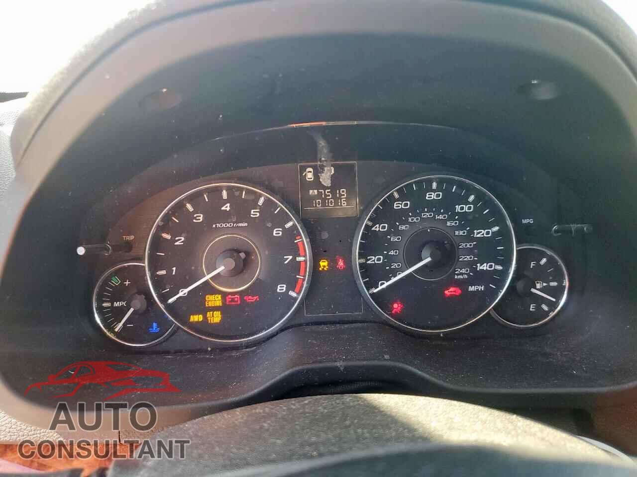 SUBARU OUTBACK 2012 - 4S4BRBKC9C3300846