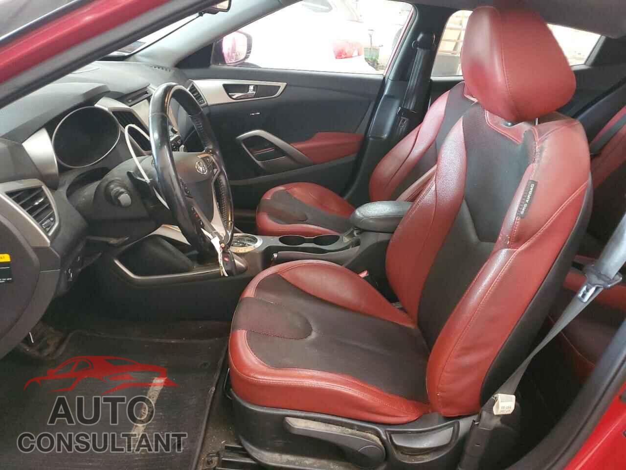 HYUNDAI VELOSTER 2012 - KMHTC6AD3CU079195