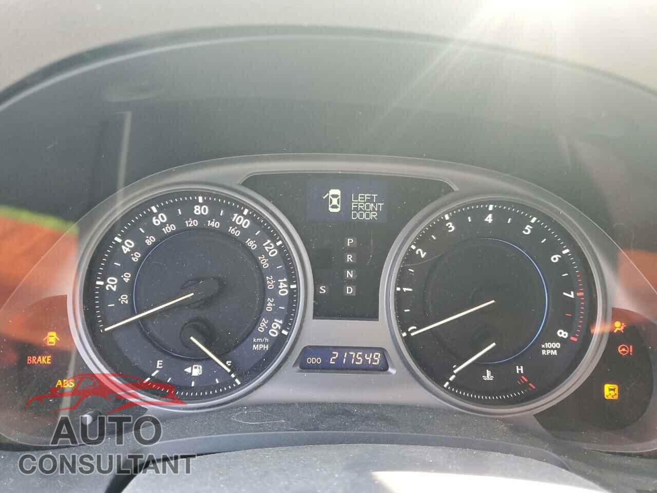 LEXUS IS 2010 - JTHBF5C22A5128342