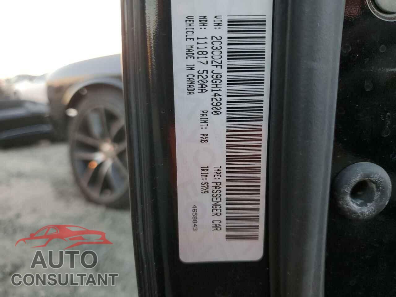 DODGE CHALLENGER 2016 - 2C3CDZFJ9GH142900