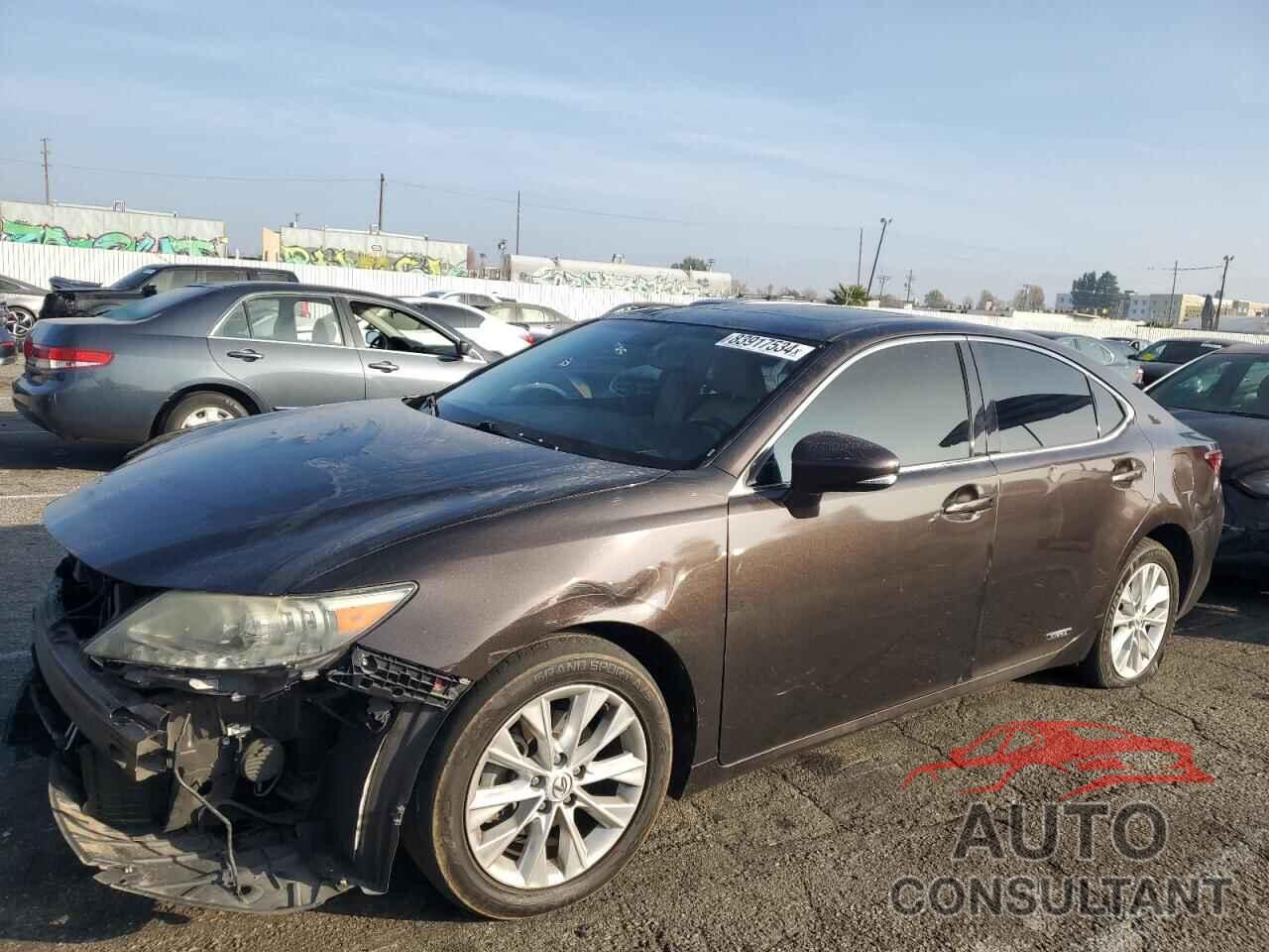 LEXUS ES300 2013 - JTHBW1GG7D2020660