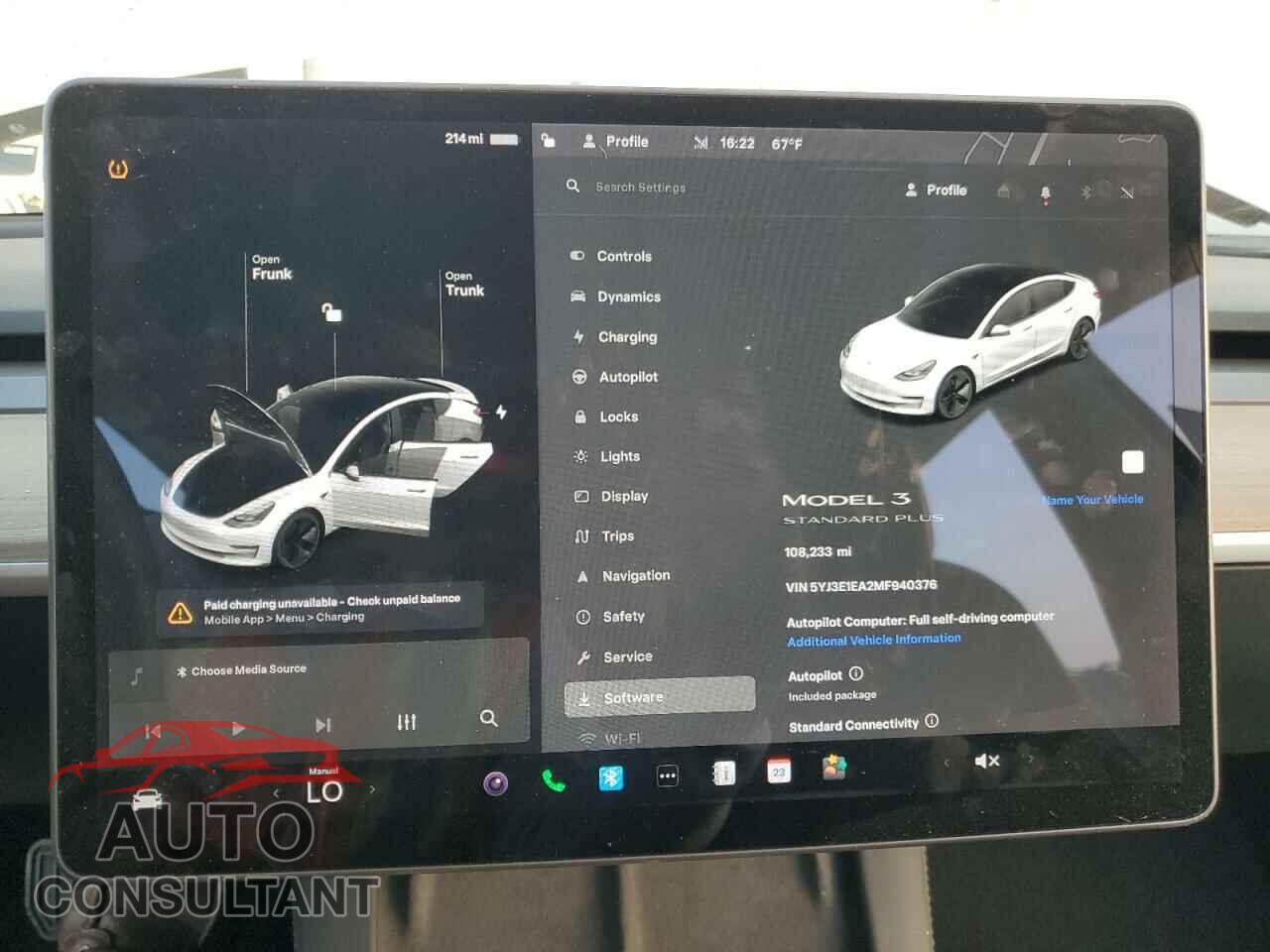 TESLA MODEL 3 2021 - 5YJ3E1EA2MF940376