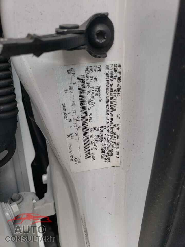 FORD FOCUS 2016 - 1FADP3F24GL347885