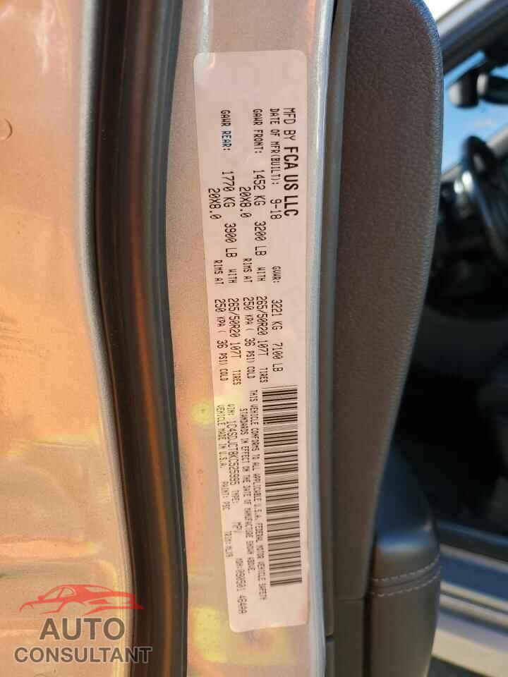 DODGE DURANGO 2019 - 1C4SDJCT8KC525995