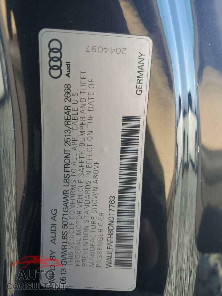 AUDI A5 2013 - WAULFAFH8DN017763