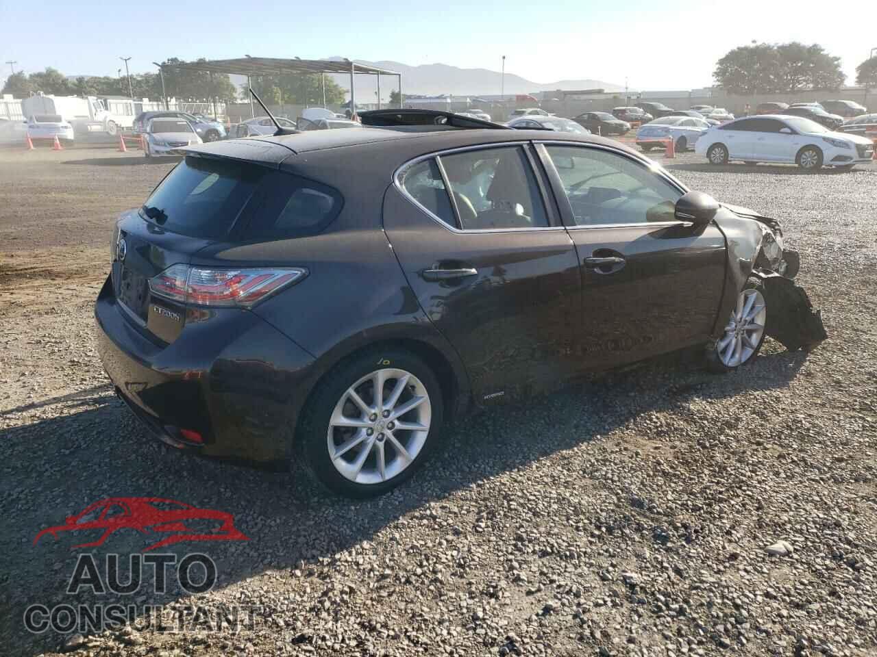 LEXUS CT 200 2011 - JTHKD5BH3B2018334