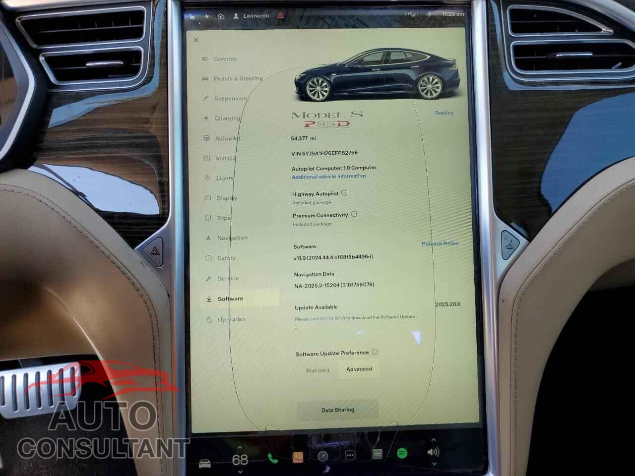 TESLA MODEL S 2014 - 5YJSA1H26EFP62758