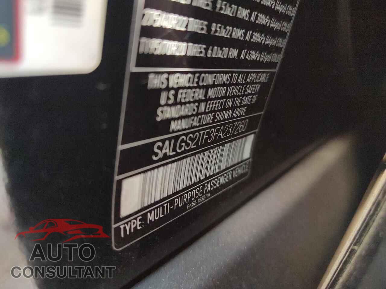 LAND ROVER RANGEROVER 2015 - SALGS2TF3FA237260
