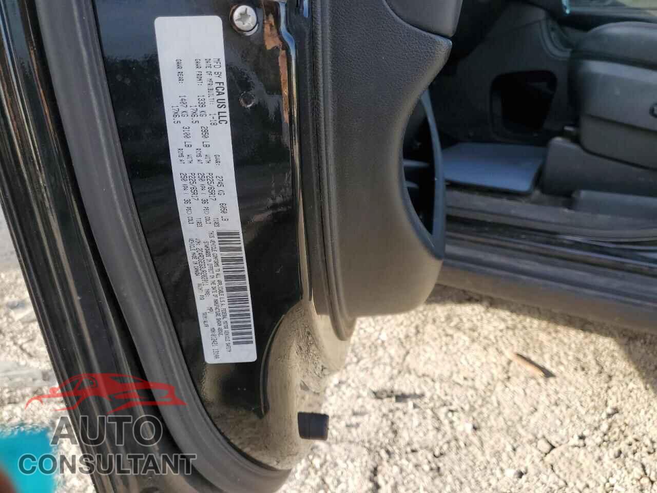 DODGE CARAVAN 2018 - 2C4RDGEG3JR202011