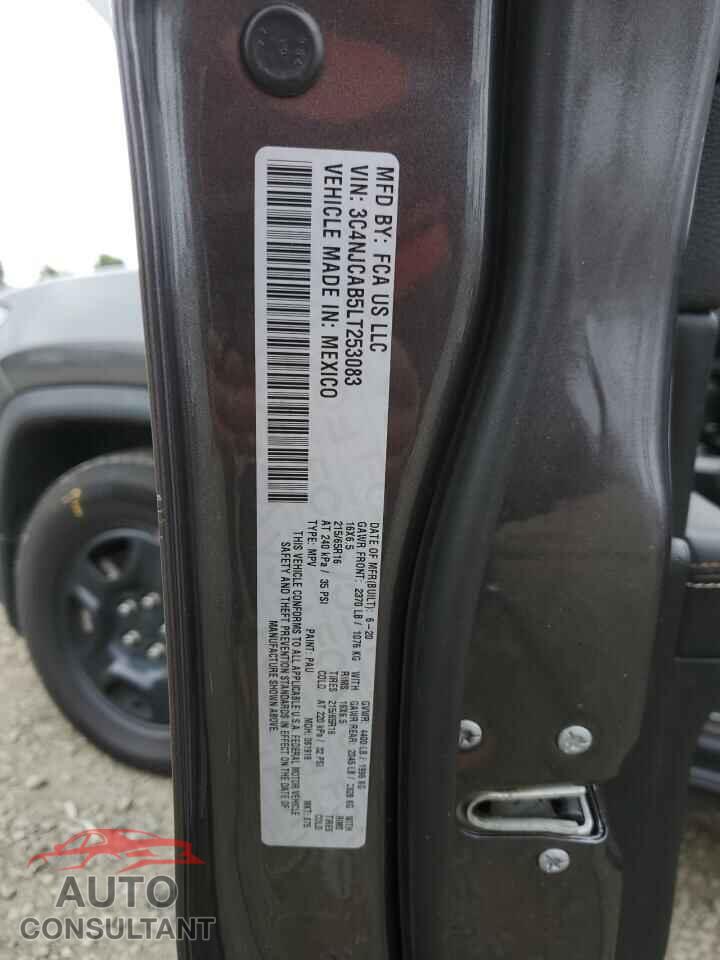 JEEP COMPASS 2020 - 3C4NJCAB5LT253083