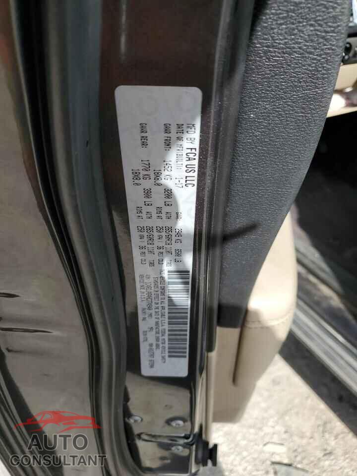 DODGE DURANGO 2017 - 1C4RDJAG4HC774940