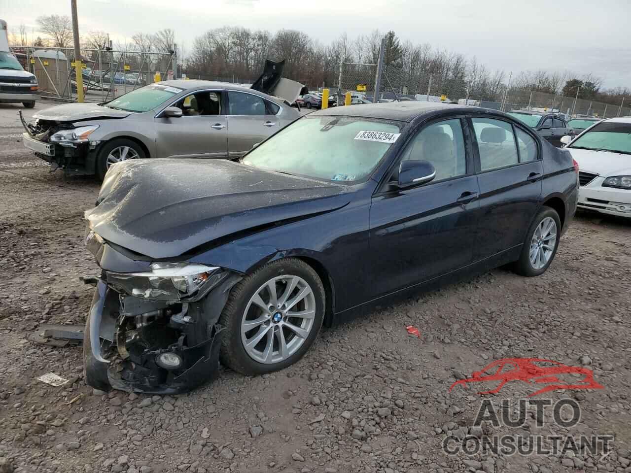 BMW 3 SERIES 2016 - WBA8A3C5XGK690005
