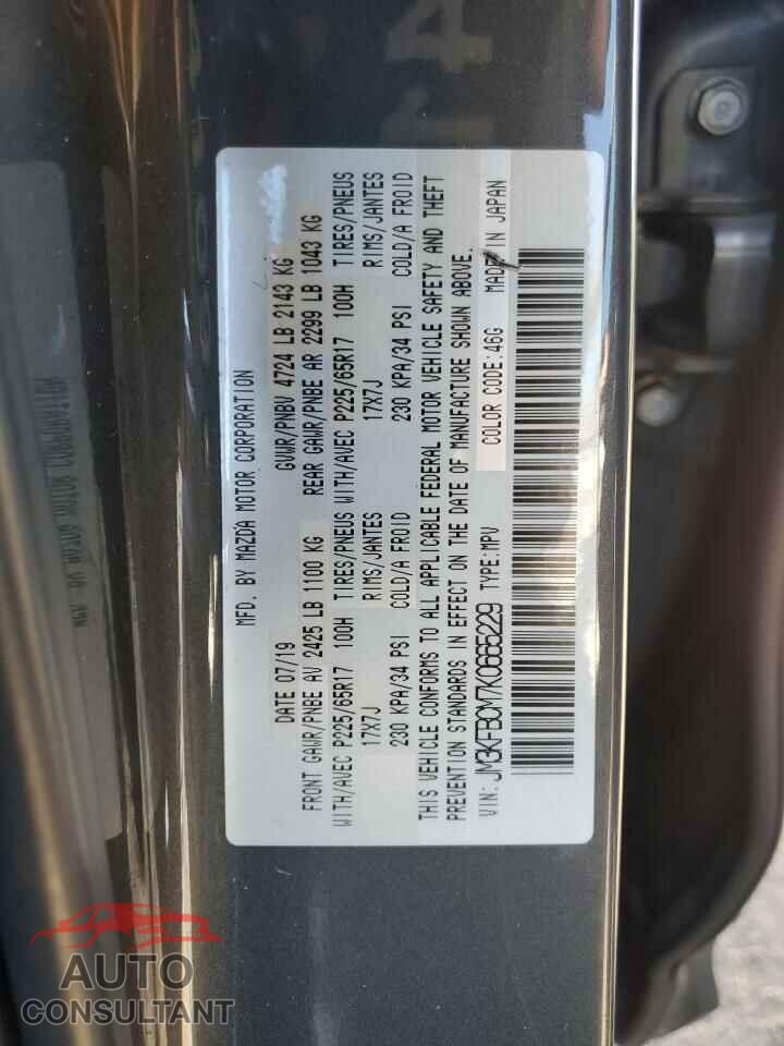 MAZDA CX-5 2019 - JM3KFBCM7K0665229