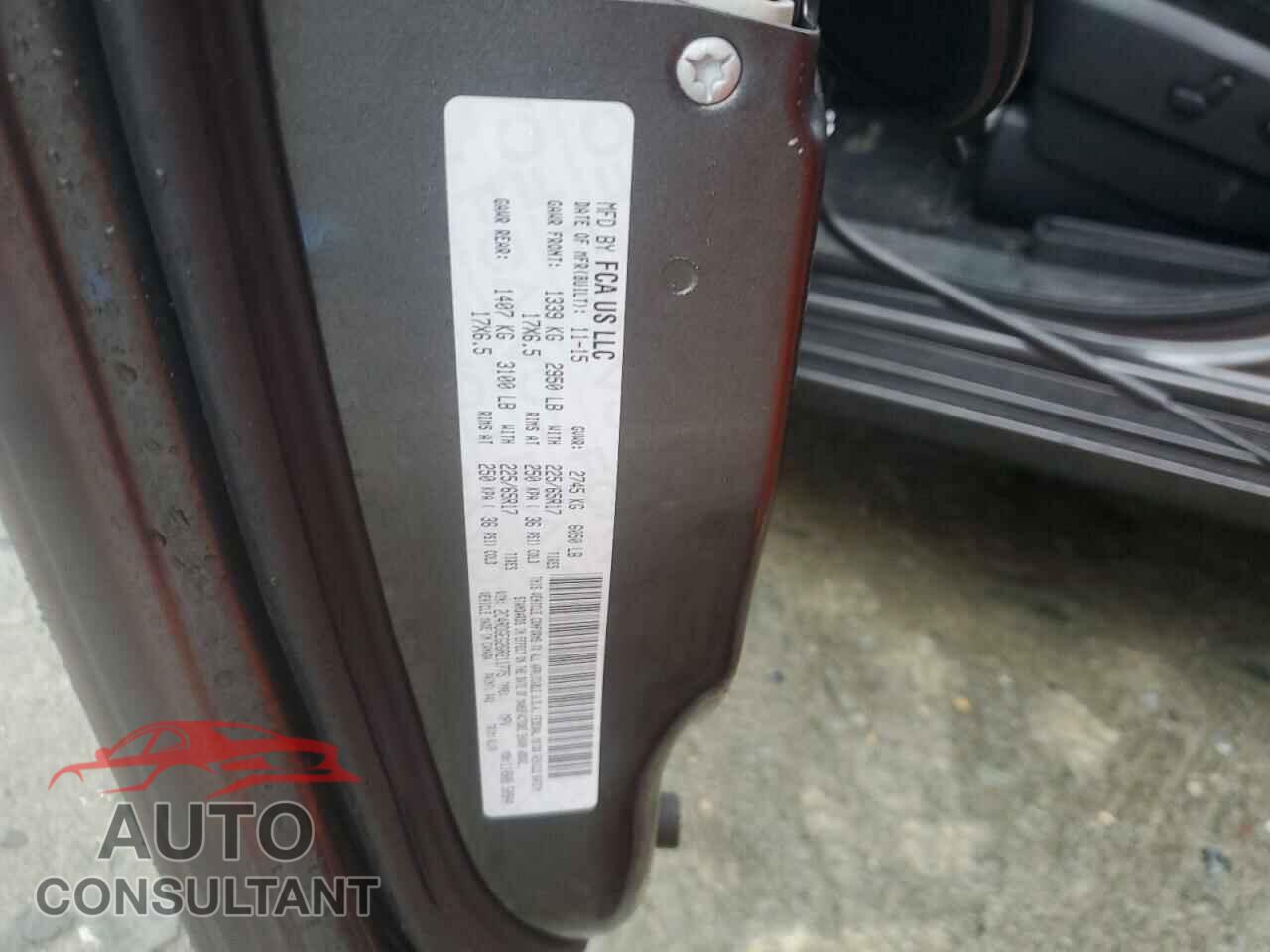 DODGE CARAVAN 2016 - 2C4RDGEG2GR211775
