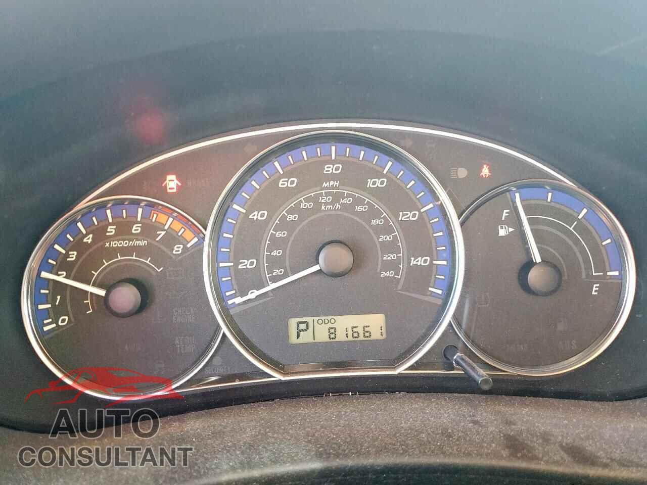 SUBARU FORESTER 2012 - JF2SHBBC6CH410331
