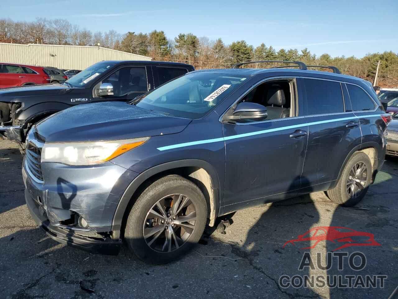 TOYOTA HIGHLANDER 2016 - 5TDJKRFHXGS332535