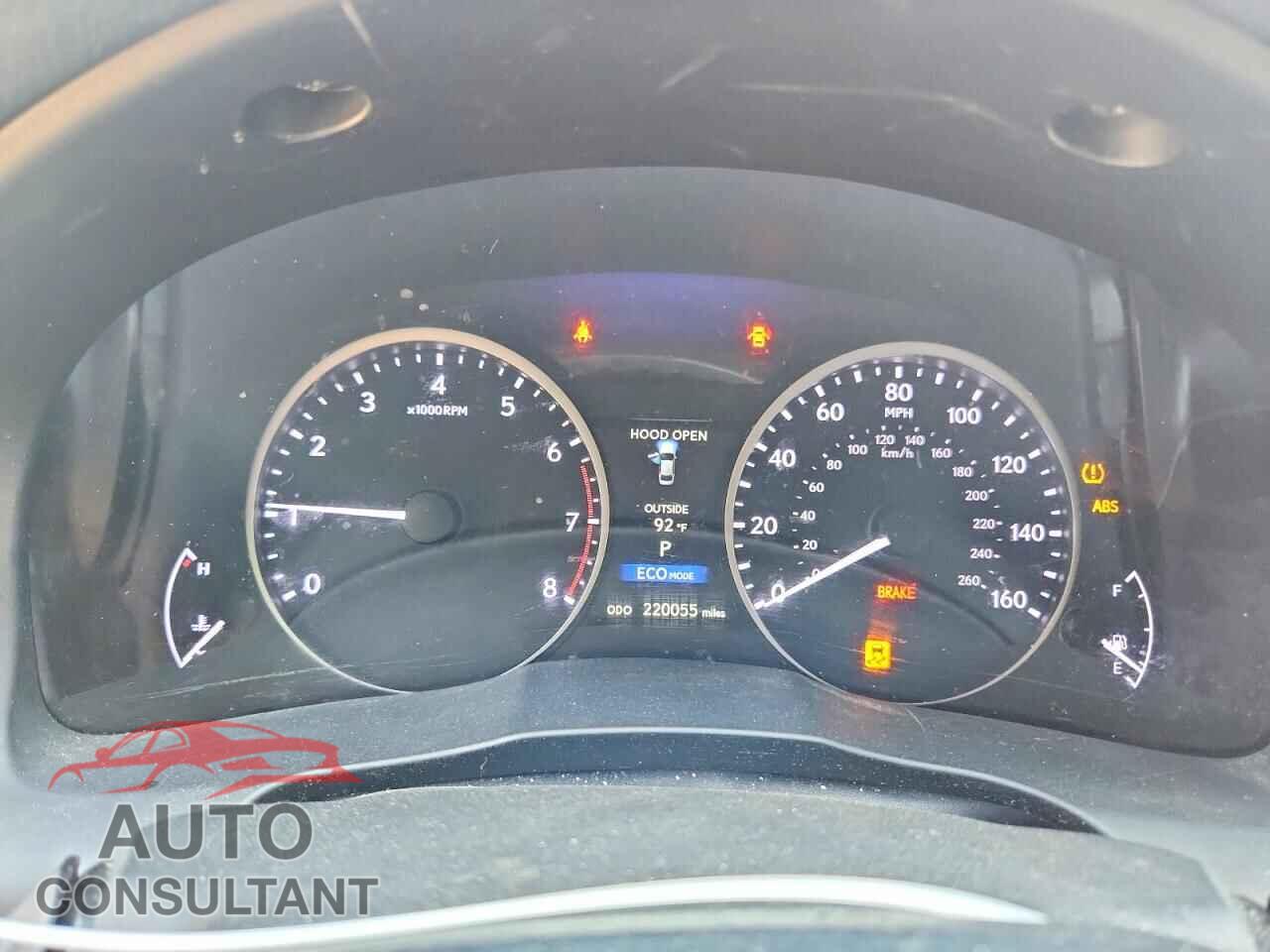 LEXUS ES350 2013 - JTHBK1GG8D2009601